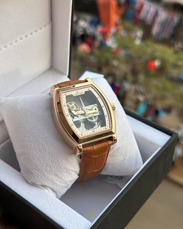 Men's see through mechanical watch - Image 2
