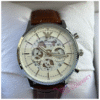 Classic men's leather office watch