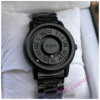 Plain black Dom watch with magnetic ball point