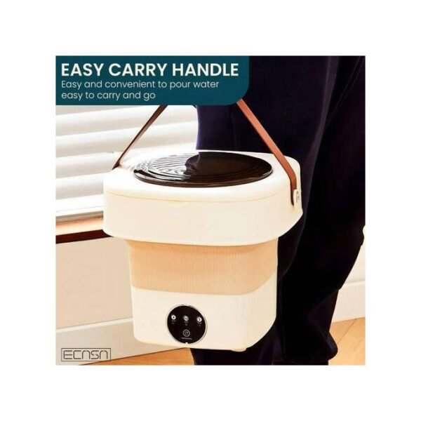 Boma BM-188 Foldable Mini Washing Machine – 4.5L, Compact & Portable for Travel - Image 3