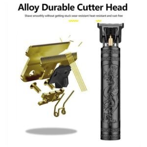 GUEETON Rechargeable Metal Simple Style Hair Clipper Black