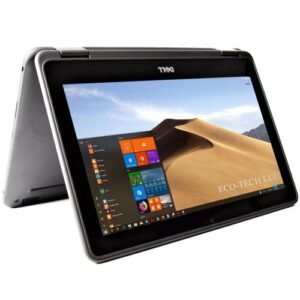 DELL Refurbished Latitude 3189/3190 2 In 1, 11.6" Touch Screen Laptop, Intel , 4GB RAM DDR4, 128GB SSD-Black