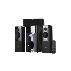 SPJ SS-3001T 3.1 Channel Bluetooth Speaker System – 80W, Black