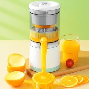 Wireless Juicer, Automatic Electric Fruit Juicer, USB Charges Juice Separator, Portable Squeezer Pressure Blender, Rechargeable Citrus Juice