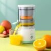Wireless Juicer, Automatic Electric Fruit Juicer, USB Charges Juice Separator, Portable Squeezer Pressure Blender, Rechargeable Citrus Juice
