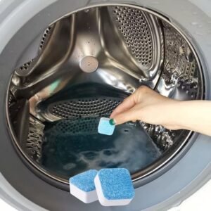 12 Pcs Washing Machine Cleaner Effervescent Tablet, Deep Cleaning Washing Deodorant, Washing Machine Cleaner Descale