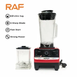 RAF R.2809 2-in-1 Electric Commercial Blender & Masala Grinder – 2400W