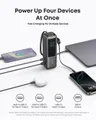 USB-A portTotal output power: 165WInput: USB-C (up to 100W)Output:Dual USB-C cable: Maximum 100W outputUSB-A cable: Max. 33W- USB-C input: 5-11V - 3A/5V - 3A/9V = 3A/10V = 2.25A/12V - 3A/15V = 3A/20V - 5A 100W max- USB-C output: Strongly 5-11V = 3A/5V - 3A/9V - 3A/10V = 2.25A/12V = 3A/15V - 3A/20V = 5A 100W max- USB-A output: 5-11V - 3A/5V - 3A/5V - 3A/9V = 2A/10V = 2.25A/12V - 1.5A 33W maxModel Name: ZoloModel Number: A1695H11Color: Black