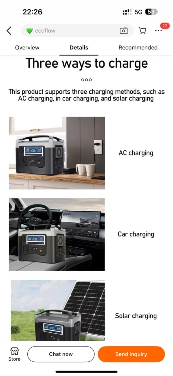 Portable power station for Tv, laptop, fridge, gadgets (LC star solar) - Image 9