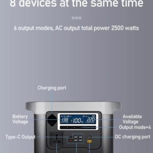 Portable power station for Tv, laptop, fridge, gadgets (LC star solar)