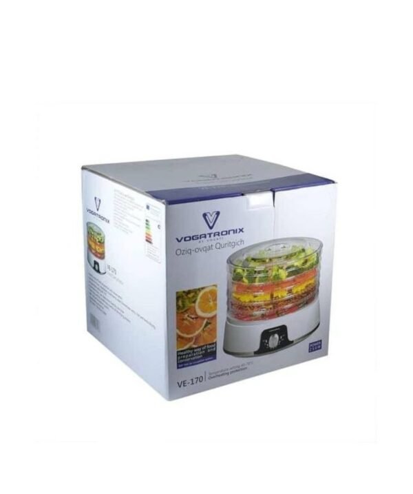Vogatronix Food Dehydrator VE-170 6-Tier – 250W - Image 2