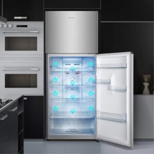 Hisense 599L Double Door Top Mount fridge – Silver RT599N4ASU