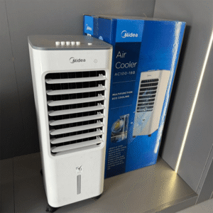 Midea AC100-18B 4.8L Air Cooler 50w – Portable, 3-Speed with Oscillation