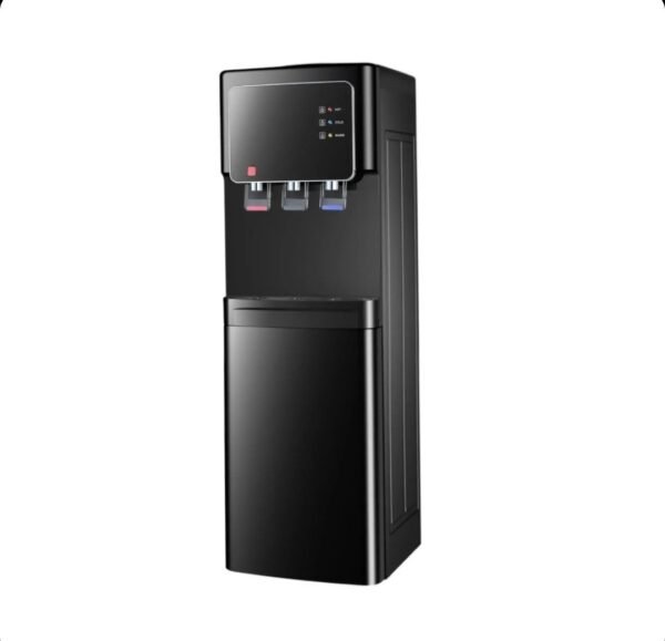 Blackark 3-Tap Water Dispenser with Cabinet – Hot, Cold & Warm Water | Compressor Cooling BSWD001