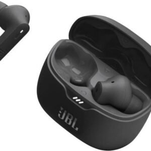 JBL Tune Beam True Wireless Noise Cancelling Earbuds, Pure Bass Sound, Bluetooth 5.3, Smart Ambient, 4-Mics Technology, Voice Aware, 48H Battery, Water and Dust Resistant - Black | JBLTBEAMBLK