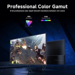 Xiaomi 27-inch Gaming Monitor, 165Hz 1ms Full HD 1920x1080 IPS Ultra-Thin PC Monitor Gaming Computer Screen, 99% sRGB Desktop Screen with FreeSync Premium.