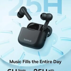 Baseus Bowie E17 True Wireless Earbuds with 25 hours and Punch Bass.