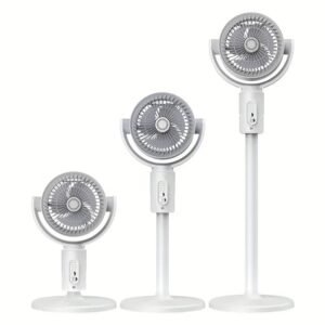 Adjustable high and low fans, equipped with built-in aromatherapy box, mosquito proof, 5-speed, Type-C charging port, lithium battery power supply, remote control, air circulation device, modern fan USB charging port