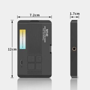 LED Selfie Light Portable RGB Lights with 2000mAh Type-C Rechargeable Battery CRI 85+ Video Lights for Phone/Tablet/Laptop