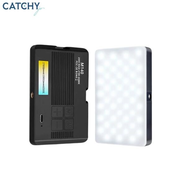 LED Selfie Light Portable RGB Lights with 2000mAh Type-C Rechargeable Battery CRI 85+ Video Lights for Phone/Tablet/Laptop