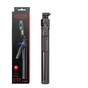 360° Auto Follow-Up Face Tracking Gimbal 1630mm with Gesture Recognition Tripod Selfie Stick