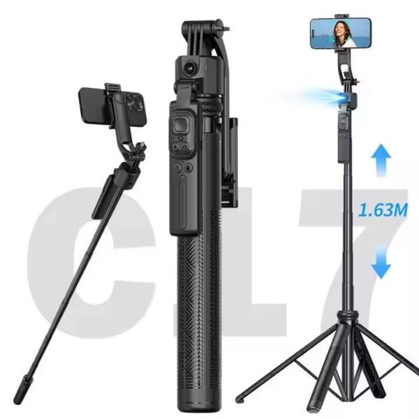 360° Auto Follow-Up Face Tracking Gimbal 1630mm with Gesture Recognition Tripod Selfie Stick - Image 2