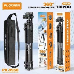 PLOKAMA 180cm Multifunctional Tripod Sturdy And Adjustable Tripod With 360° Rotation – Ideal For Cameras And Smartphones