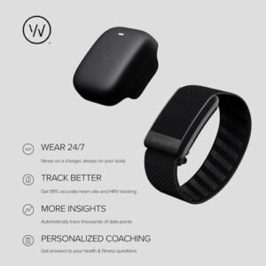 WHOOP 4.0 With 12 Month Subscription – Wearable Health, Fitness & Activity Tracker – Continuous Monitoring, Performance Optimization, Heart Rate Tracking