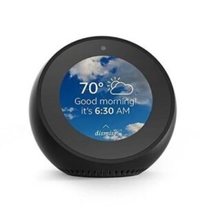 Amazon Echo Spot - Smart Assistant Alarm Clock - Black - with Alexa
