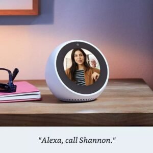 Amazon Echo Spot - Smart Assistant Alarm Clock - Black - with Alexa
