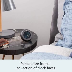 Amazon Echo Spot - Smart Assistant Alarm Clock - Black - with Alexa