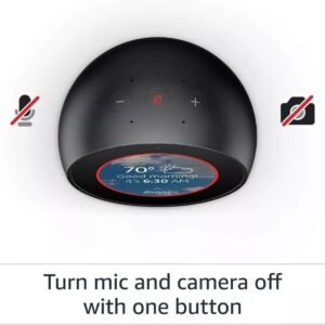 Amazon Echo Spot - Smart Assistant Alarm Clock - Black - with Alexa
