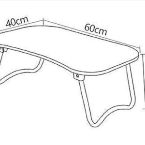 Foldable Laptop Table with Cup Holder, Study Table, Bed Table, Breakfast Table.