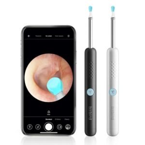 BEBIRD Ear Wax Removal Tool R1 Upgraded Version with 1080HD Camara, Waterproof, Anti-Fall Off Eartip, Wireless Otoscop with Light and Camera, Android/iOS Support.