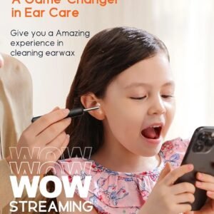 BEBIRD Ear Wax Removal Tool R1 Upgraded Version with 1080HD Camara, Waterproof, Anti-Fall Off Eartip, Wireless Otoscop with Light and Camera, Android/iOS Support.
