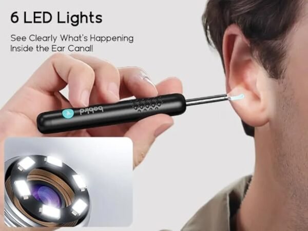 BEBIRD Ear Wax Removal Tool R1 Upgraded Version with 1080HD Camara, Waterproof, Anti-Fall Off Eartip, Wireless Otoscop with Light and Camera, Android/iOS Support. - Image 2