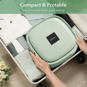 Machine with Spinner, Ultrasonic Turbine Washing Machine, Portable Turbo Washer for Travel, Foldable Bucket Type Laundry Clothes Washer, Lightweight Collapsible Bucket Washing Machine