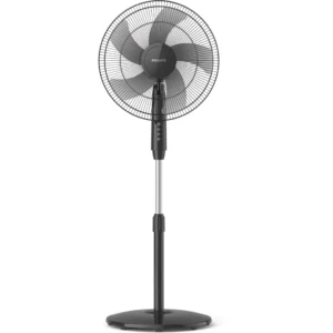 Philips Series 600 Pedestal Fan ACP620/01, Powerful Cooling – Black