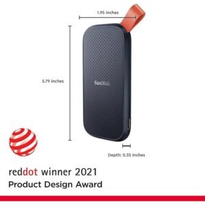 SanDisk 1TB Portable SSD - Up to 550MB/s, USB-C, USB 3.2 Gen 2