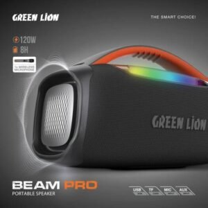 Green Lion Beam Pro Portable Speaker with Microphone, 120W Power
