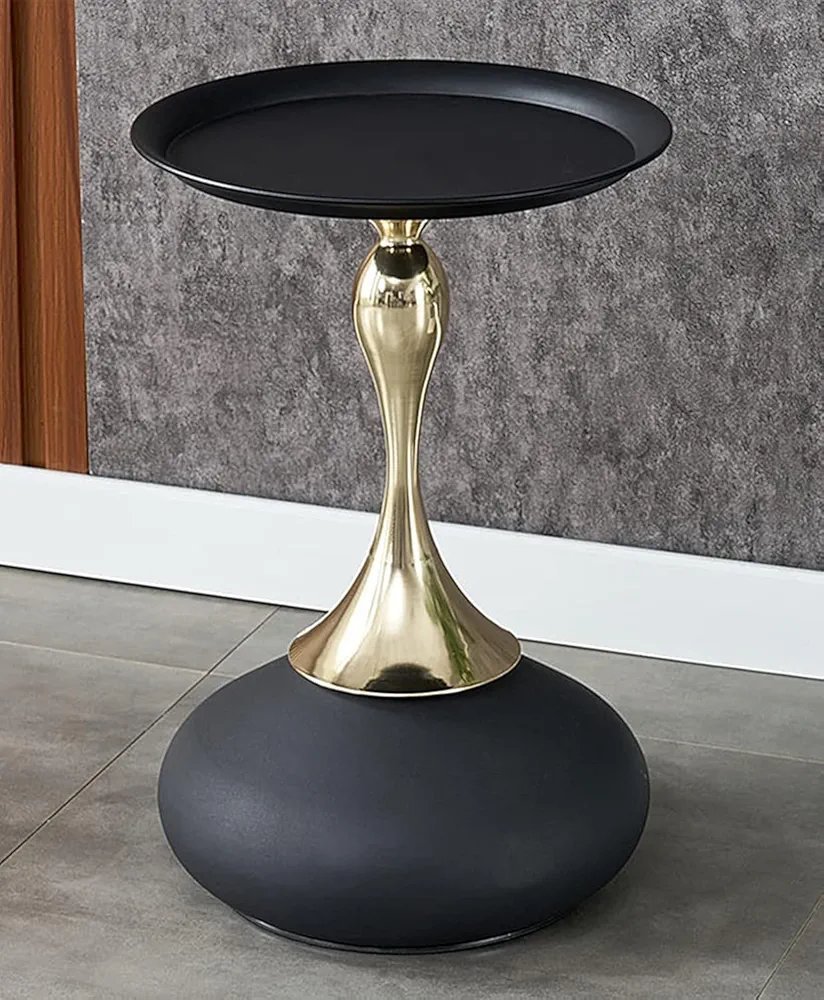 European-Style SideTable Small Apartment Home Sofa Edge Small Waist French Corner Table Bedroom Bedside Small Round Table Corner Table - Image 7