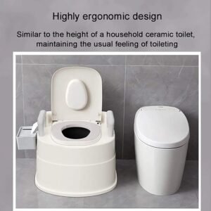 Portable indoor toilet for elderly, sick and pregnant