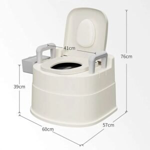 Portable indoor toilet for elderly, sick and pregnant