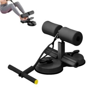 Portable Adjustable Sit up Exercise Equipment, Dual Suction Cup Core Exercise Ab Machine, Abdominal Muscles Full Body Training for Abs Home Gym Exercise