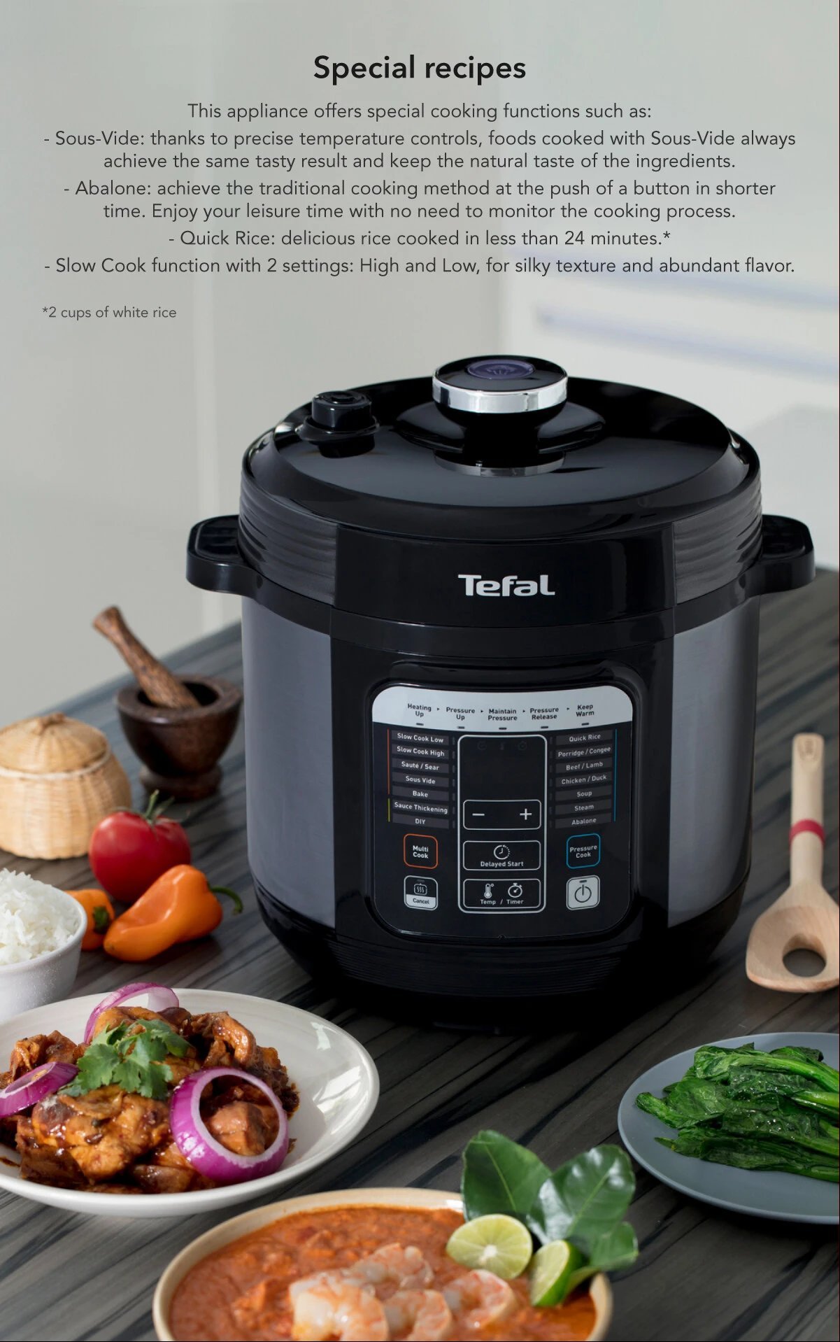 Tefal multi-cooker, the Home Chef Smart, it's 6L, 1000W, and a fast pressure cooker! - Image 4