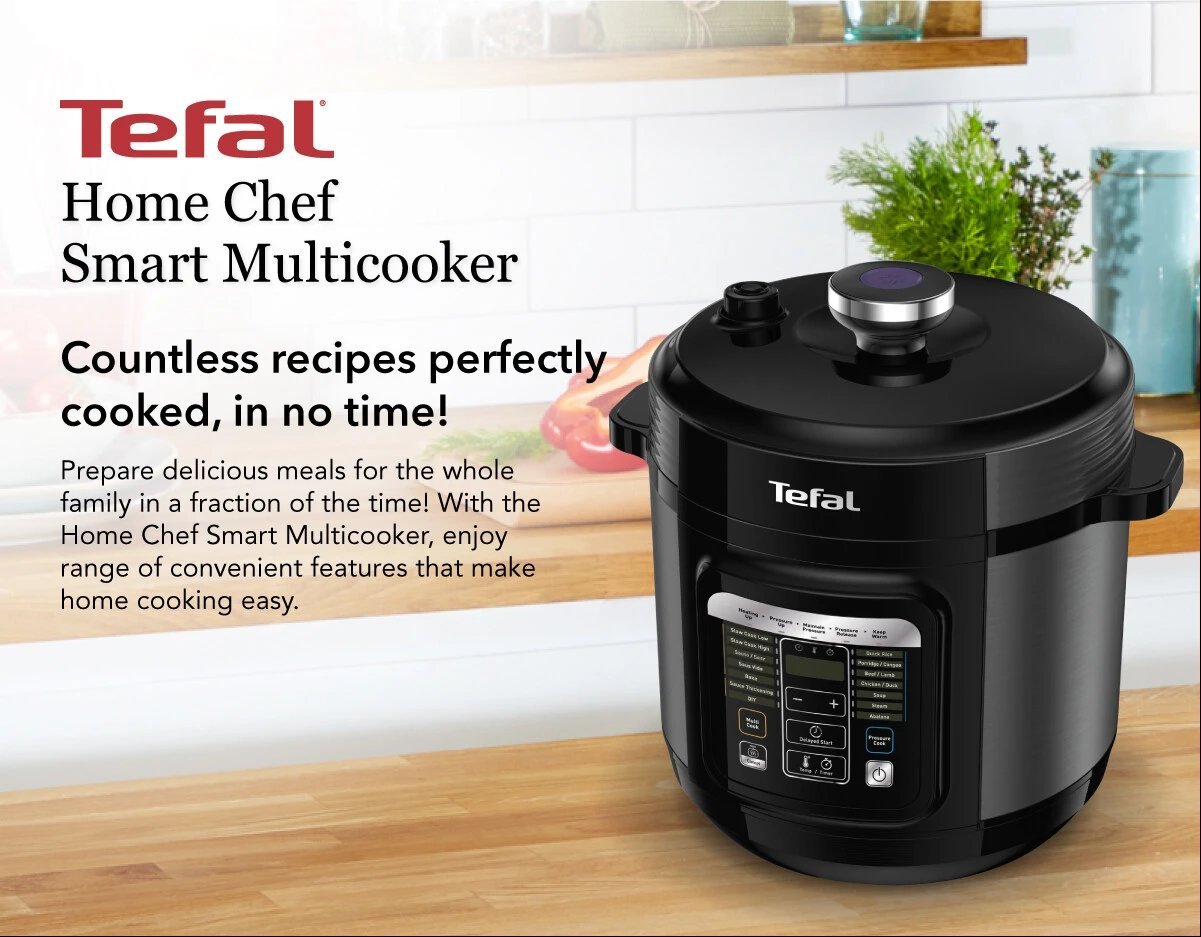Tefal multi-cooker, the Home Chef Smart, it's 6L, 1000W, and a fast pressure cooker! - Image 3