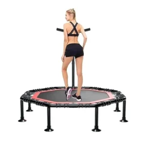 45-Inch Folding Mini Fitness Trampoline | Portable Rebounder