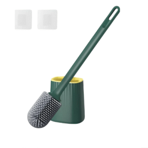 Toilet Brush and Container Toilet Brush with Quick Drying Holder Toilet Brush with Flexible Bristles and Holder Wall Mounted Toilet Brushes for Bathroom and Toilet