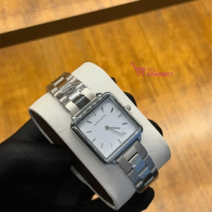 Stainless steel ladies sliver watch