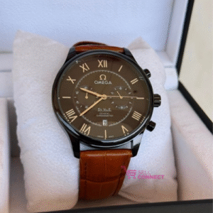 Men's wrist watch Omega (black)